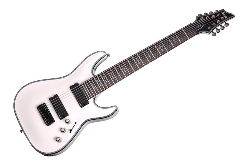 摂取カロリー 美品 8弦ギター DELUXE C-8 ダイヤモンドシリーズ SCHECTER エレキギター